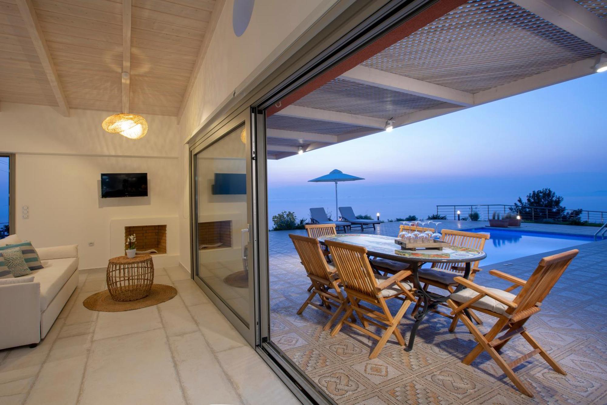 Avraam Sunset With Private Heated Pools Villa
