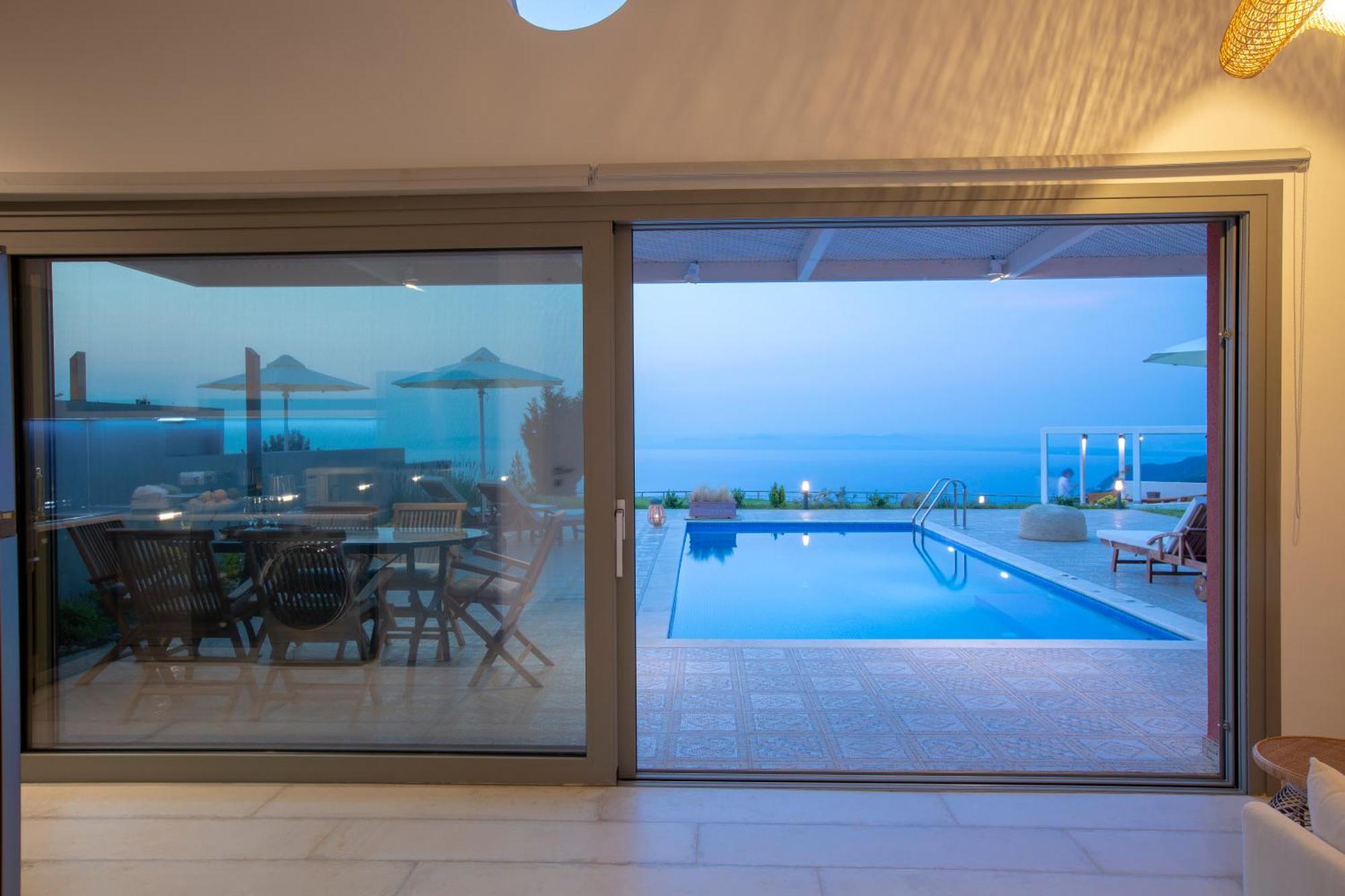 Villa Avraam Sunset With Private Heated Pools Kalamítsi